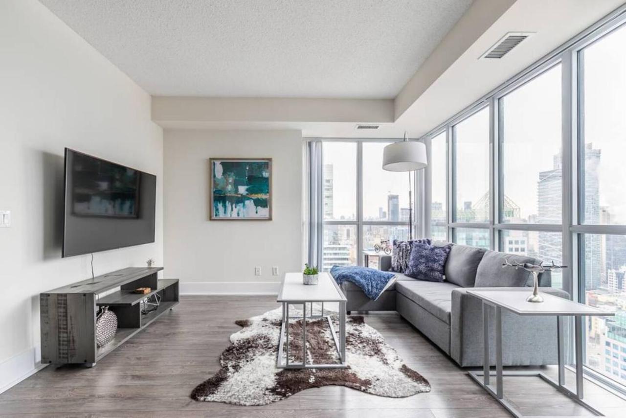 Villa Stunning Views Of Downtown - Luxury High Rise With King Bed! Toronto Exterior foto