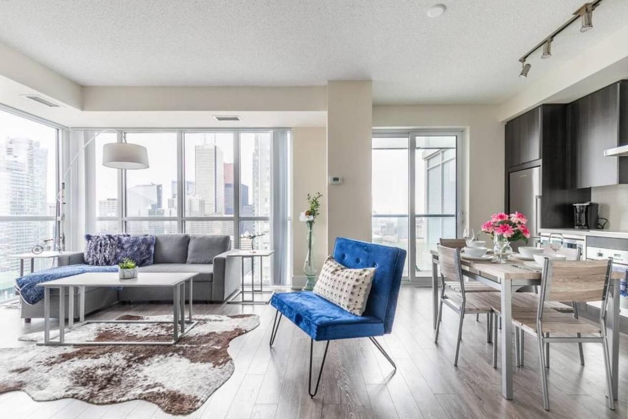 Villa Stunning Views Of Downtown - Luxury High Rise With King Bed! Toronto Exterior foto